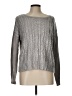 Vince Camuto Metallic Silver Pullover Sweater Size L - photo 1