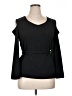 Rainbow Black Long Sleeve Blouse Size 1X - photo 1