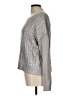 Vince Camuto Metallic Silver Pullover Sweater Size L - photo 5