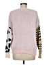 Unbranded 100% Acrylic Animal Print Pink Pullover Sweater Size M - photo 2