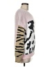 Unbranded 100% Acrylic Animal Print Pink Pullover Sweater Size M - photo 4