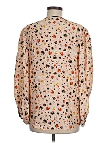 Hunter Bell Long Sleeve Silk Top (view 2)