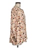Hunter Bell 100% Silk Tan Long Sleeve Silk Top Size M - photo 4