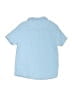 Crewcuts Outlet 100% Cotton Solid Blue Short Sleeve Button-Down Shirt Size 12 - photo 2