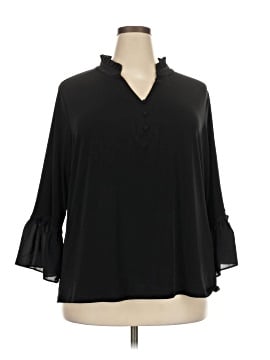 Karl Lagerfeld Paris 3/4 Sleeve Blouse