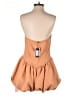 Monteau 100% Polyester Solid Orange Black Romper Size XS - photo 2