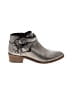 FRYE 100% Leather Silver Ankle Boots Size 6 - photo 1