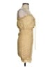 Lost + Wander 100% Polyester Tweed Gold Cocktail Dress Size XS - photo 4