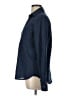 Stradivarius Blue Long Sleeve Button-Down Shirt Size L - photo 5