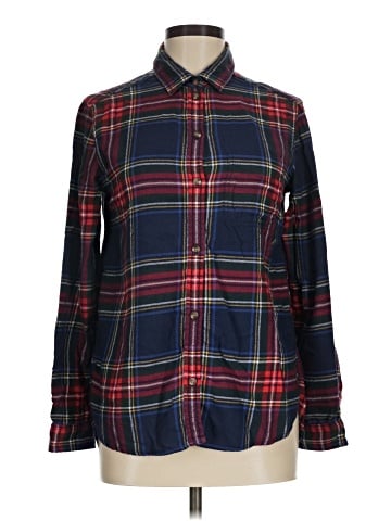 American Eagle Outfitters Long Sleeve Button-Down Shirt (view 1)