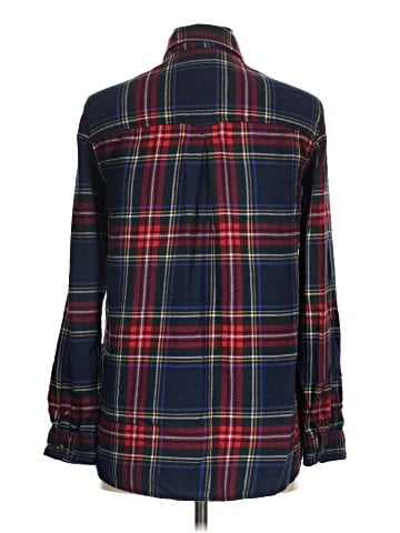 American Eagle Outfitters Long Sleeve Button-Down Shirt (view 2)