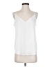 Express 100% Polyester White Sleeveless Top Size S - photo 1