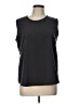 Sharon Max 100% Polyester Black Sleeveless T-Shirt Size L - photo 1