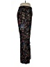 Ann Taylor Floral Black Casual Pants Size 10 - photo 4