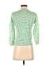 Moth 100% Cotton Checkered-gingham Green Cardigan Size XS - photo 2