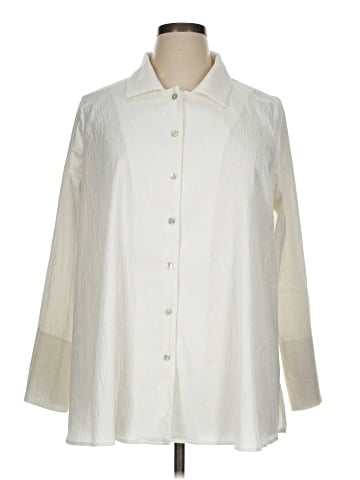 Marla Wynne 3/4 Sleeve Button-Down Shirt (view 1)