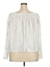 ELOQUII Ivory Long Sleeve Blouse Size 18 - photo 2