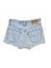 Levi's Blue Denim Shorts Size 24 waist - photo 2