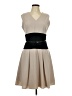 Calvin Klein Solid Tan Casual Dress Size 10 - photo 1