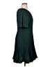 DKNY 100% Polyester Solid Green Casual Dress Size 14 - photo 4
