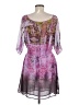 Unity Paisley Purple Cocktail Dress Size M - photo 2