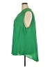Torrid 100% Polyester Green Sleeveless Blouse Size 4X Plus (4) - photo 5