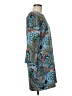J.Crew Factory Store 100% Polyester Blue Kimono Size 8 - photo 4