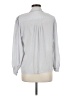Josephine 100% Polyester Silver 3/4 Sleeve Blouse Size 6 - photo 2
