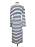 Universal Thread 100% Cotton Stripes Blue Casual Dress Size S - photo 2