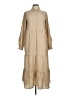 Max Studio 100% Polyester Tan Casual Dress Size M - photo 1