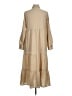 Max Studio 100% Polyester Tan Casual Dress Size M - photo 2