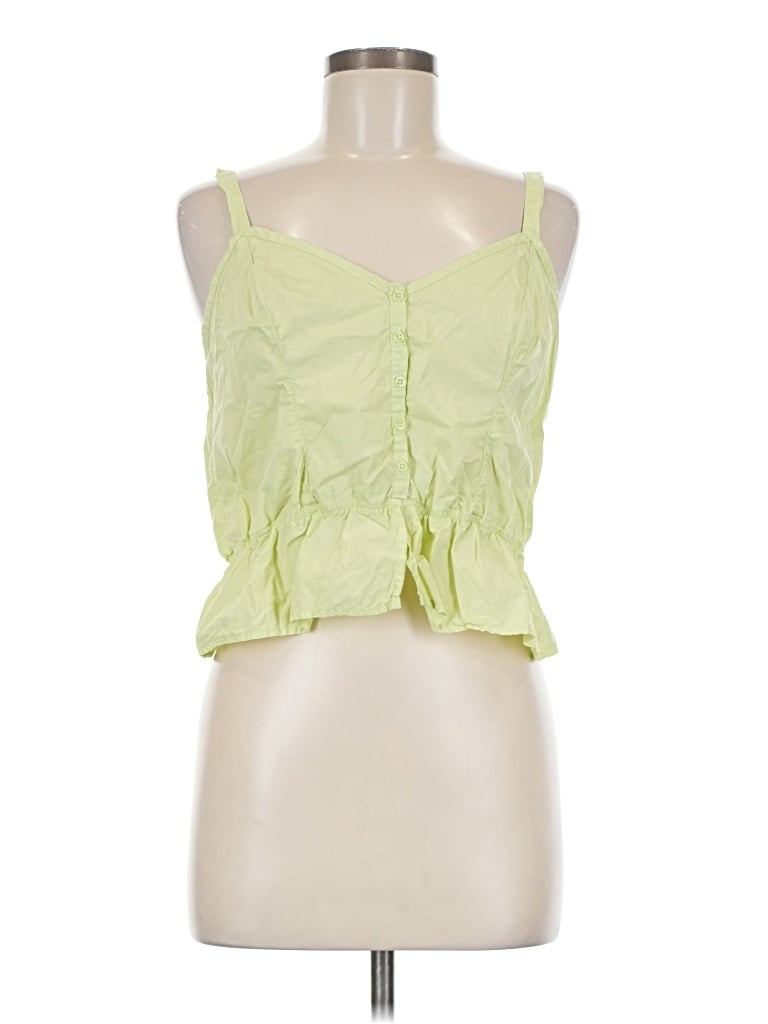 Pre-owned Nation Ltd Sleeveless Blouse In Green