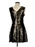 Express Metallic Black Cocktail Dress Size M - photo 2