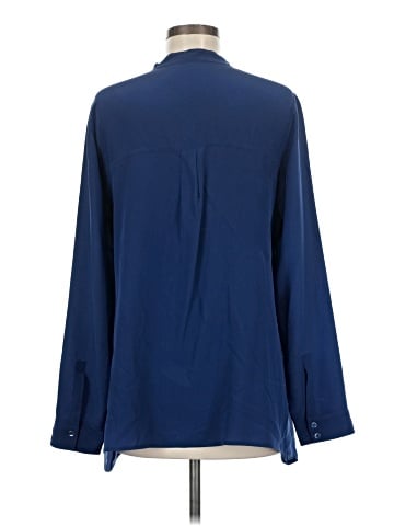 Eileen Fisher Long Sleeve Silk Top (view 2)