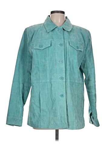 Denim & Co Leather Jacket (view 1)