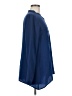Eileen Fisher 100% Silk Blue Long Sleeve Silk Top Size M (petite) - photo 4