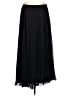 Black Label by Chico's 100% Polyester Solid Black Formal Skirt Size Lg (2) - photo 1