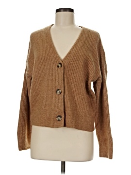Madewell Cameron Ribbed Cardigan Sweater in Coziest Yarn (view 1)