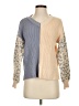 Jun & Ivy 100% Acrylic Color Block Tan Pullover Sweater Size XS - photo 1