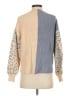 Jun & Ivy 100% Acrylic Color Block Tan Pullover Sweater Size XS - photo 2