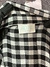 ABound 100% Rayon Checkered-gingham Black Long Sleeve Button-Down Shirt Size L - photo 7