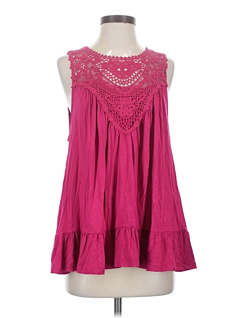 Pre-owned Torrid Sleeveless T-shirt In Pink