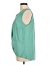 Thalia Sodi 100% Polyester Teal Sleeveless Blouse Size M - photo 5