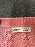 Shein Color Block Pink Pullover Sweater Size 7 - photo 3