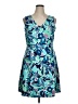 Title Nine Tropical Blue Cocktail Dress Size XL - photo 1