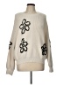 Cyrus Floral Ivory Pullover Sweater Size L - photo 1