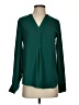 The Limited 100% Polyester Solid Green Long Sleeve Blouse Size XS - photo 1