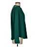 The Limited 100% Polyester Solid Green Long Sleeve Blouse Size XS - photo 4