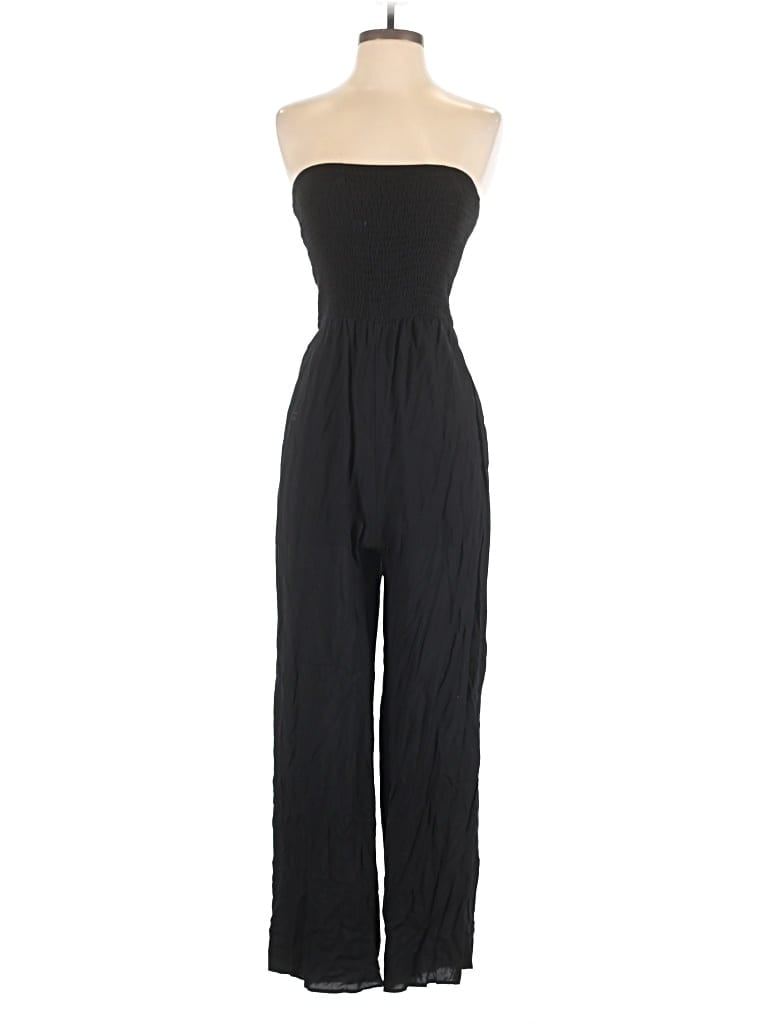 Pre-owned Bershka Jumpsuit In Black