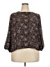 Apt. 9 100% Polyester Black 3/4 Sleeve Blouse Size XXL Petite - photo 1